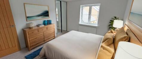 Bedroom 2 - staged