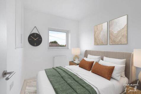 Image enhanced with CGI staging