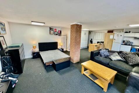 Bedroom area shown