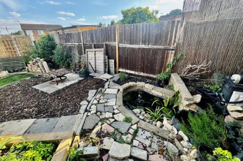 Decorative Bark &amp; Pond