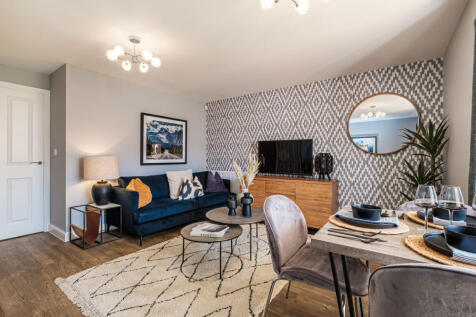 Interior view of the lounge in our 4 bed Woodcote