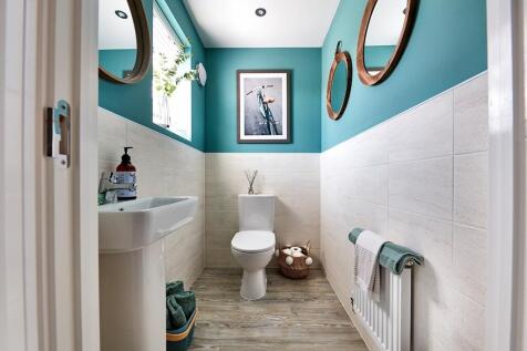 Convenient downstairs cloakroom