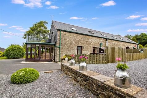 Rear of holiday cottages