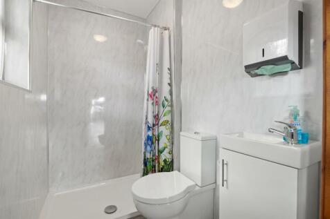 Shower room in garage