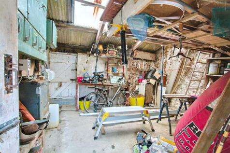Inside Brick-built shed