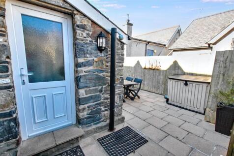 Patio and outside shower
