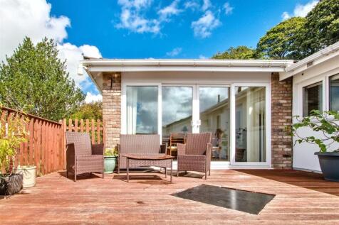 decking and conservatory