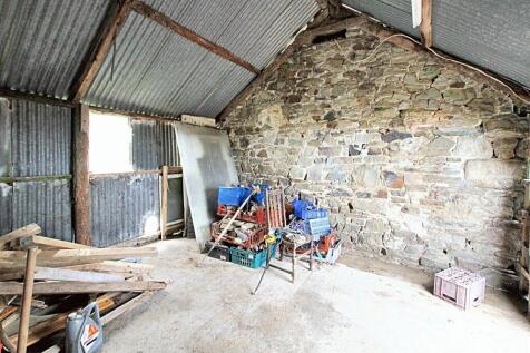 Inside storage shed
