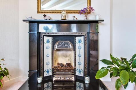 snug fireplace