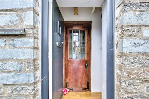 curved front door