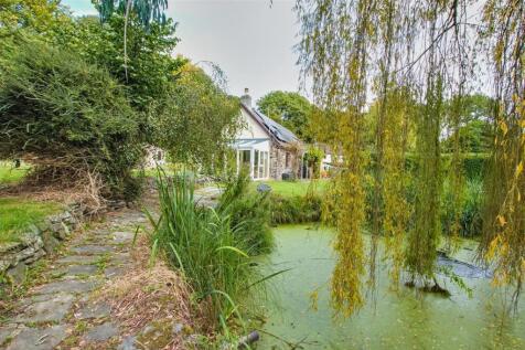 House and pond