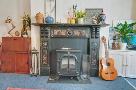 Lounge fireplace