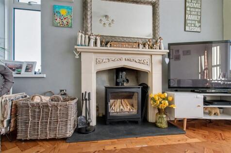 Lounge fireplace