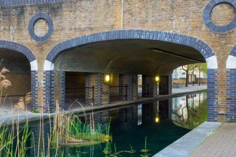 Albion Canal under a path bridge an ornamental can