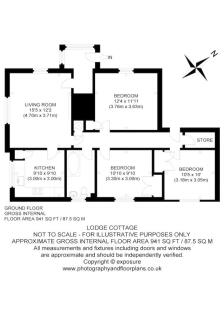 Lodge Cottage Plan