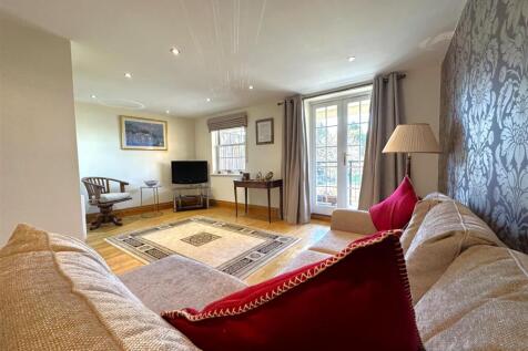 Living Room With French Doors 891