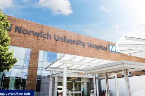 Norwich University Hospital near CRINGLEFORD