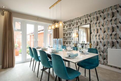 French doors open out to the garden