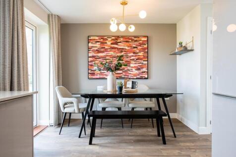 Open plan kitchen diner to cook and eat