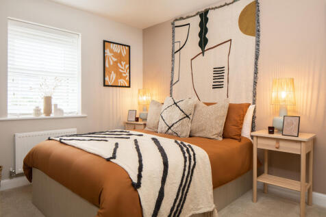 second double bedroom, archford, 3 bed house type