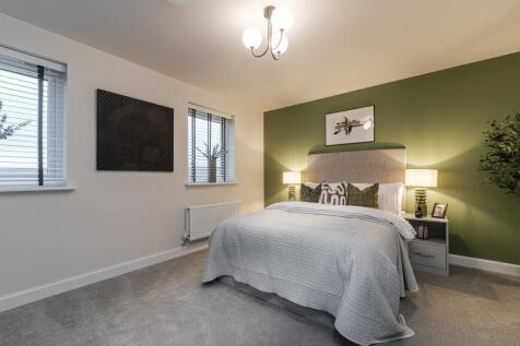 Interior view of bedroom 1 in our 4 bed Hythie home