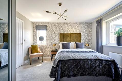 Light and airy main bedroom