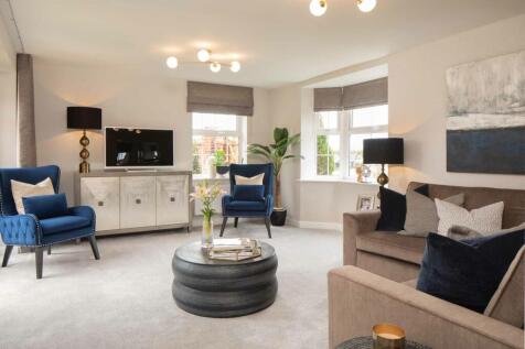 Layton internal dual aspect lounge, DWH, orchard green, kingsbrook