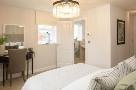 Bedroom in the Cornell 4 bedroom home