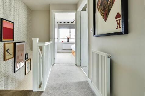 Upstairs takes you to the two bedrooms and family bathroom