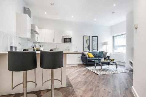 Staged Kitchen &amp; Living Room
