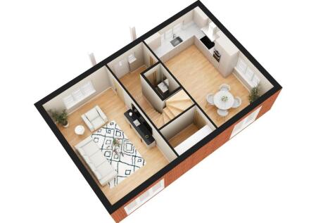 3D Floorplan - Ground Floor