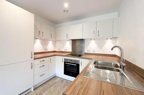 Open plan kitchen and living area