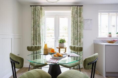 French doors to the rear garden bring the outside in
