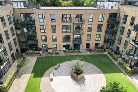 Elevated aspect of communal courtyard