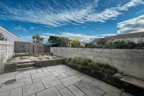 garden - blue sky