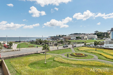 View over park and sea