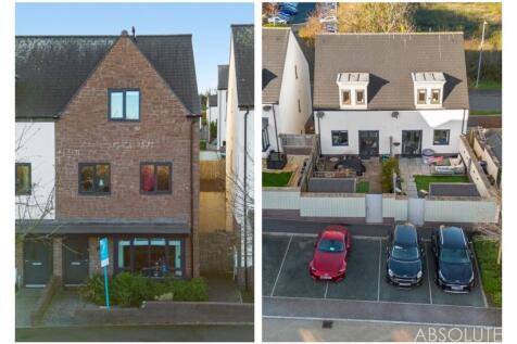 Aerial and parking spaces