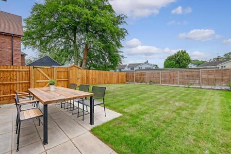 Plot 1 rear garden