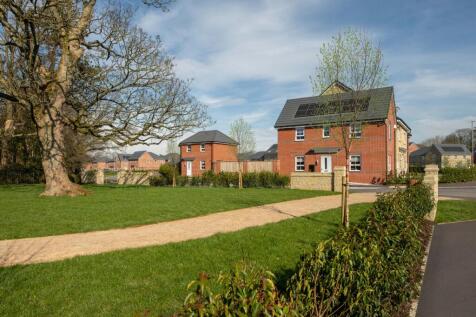 Typical Barratt Homes external street scene