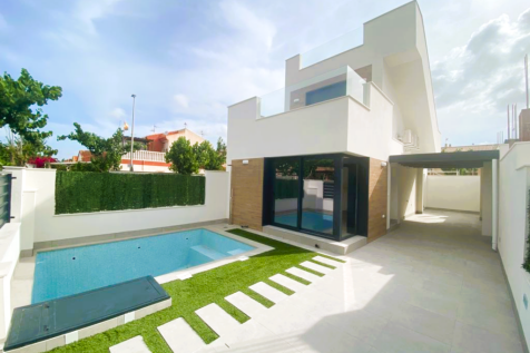 Los Alcazares New Modern Villa just 700m from the sea
