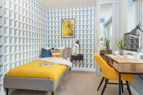 Bedroom or study in the Belmont, 2 bedroom home at St George&#39;s Gate, Newport