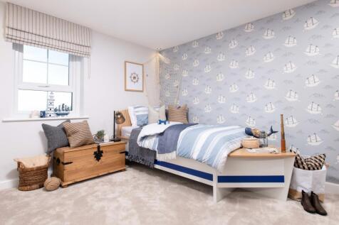 Internal view of a bedroom in a Radleigh house type