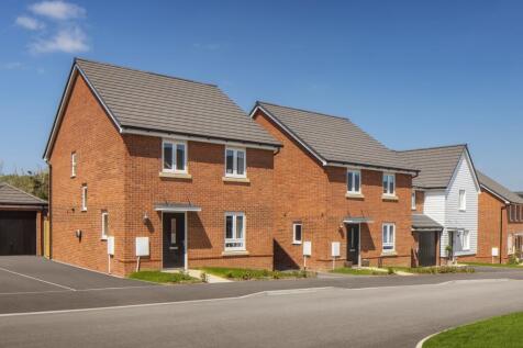 Outside of 3 and 4 bedroom homes at Ecclesden Park