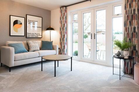 French doors opening out to the garden