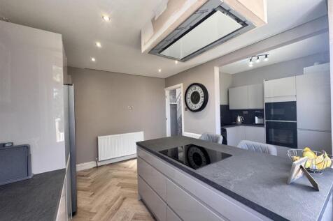 Open plan kitchen &amp; utility area