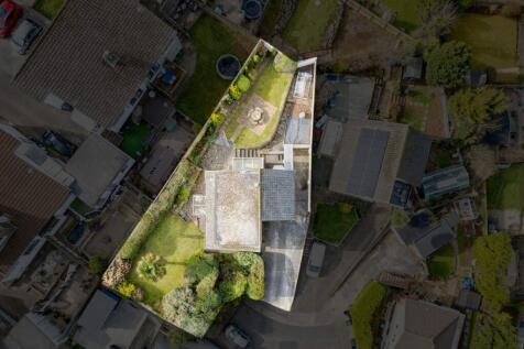 Aerial view of property&#39;s boundary
