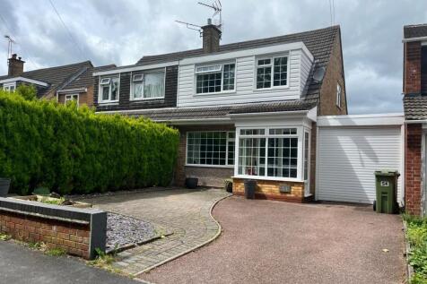 Semi detached, three bedroom house