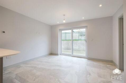 Dining area leading to patio