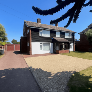 A 2 bedroom ground floor apartment