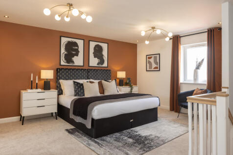 Internal image of the main bedroom in the curdridge